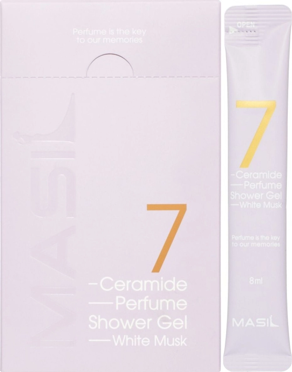 Гель для душа AllMasil 7 Vegan Ceramide perfume Shower gel stick 8 мл