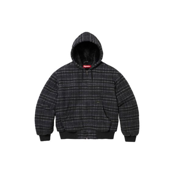 Supreme FW23 WEEK3 PLAID WOOL HOODED WORK JACKET