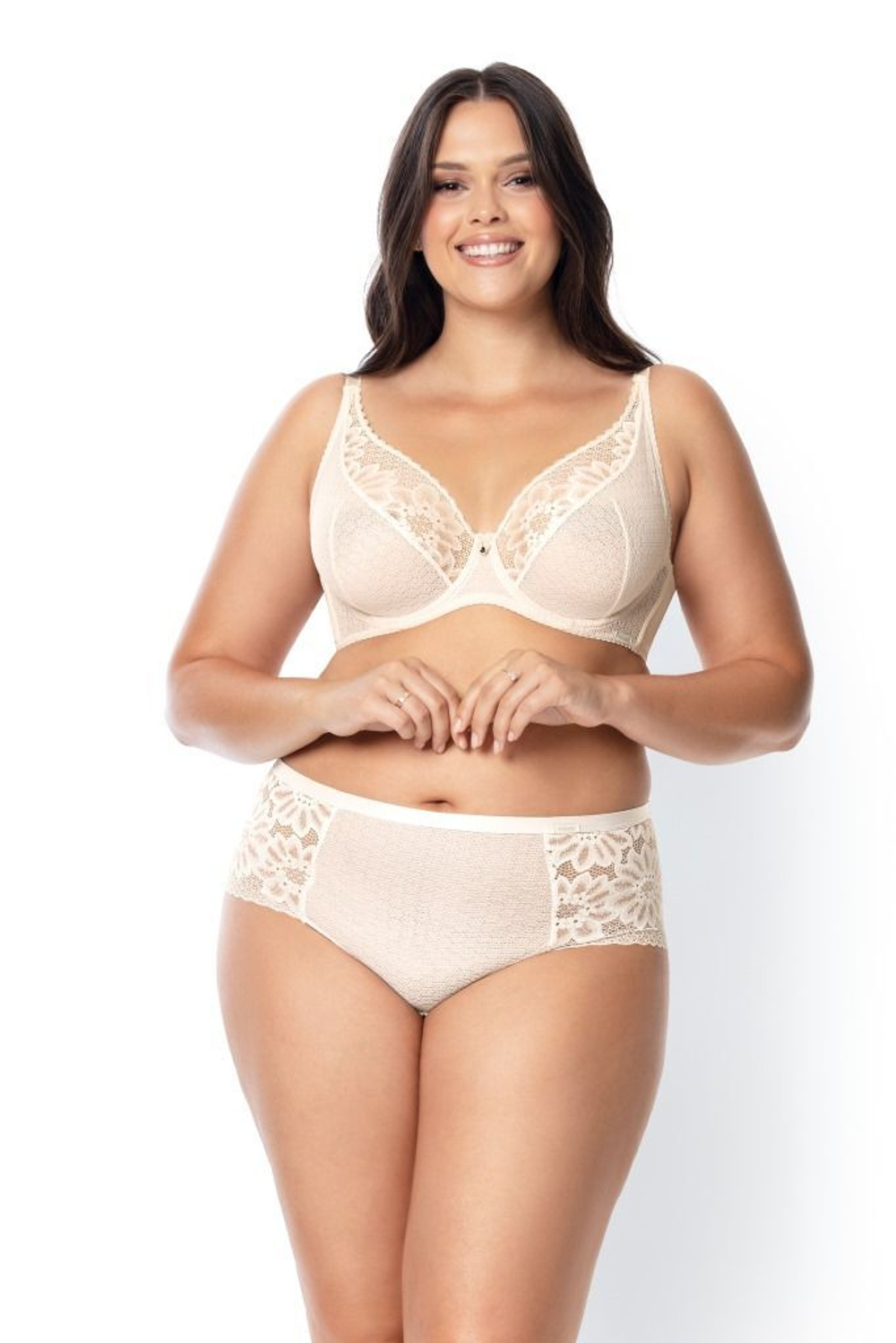 Трусики-слипы с высокой линией талии Carmela (Размер: XL) (Цвет: кремовый)