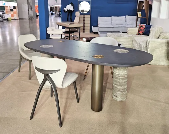 Стол овальный 9712, 220х100 см