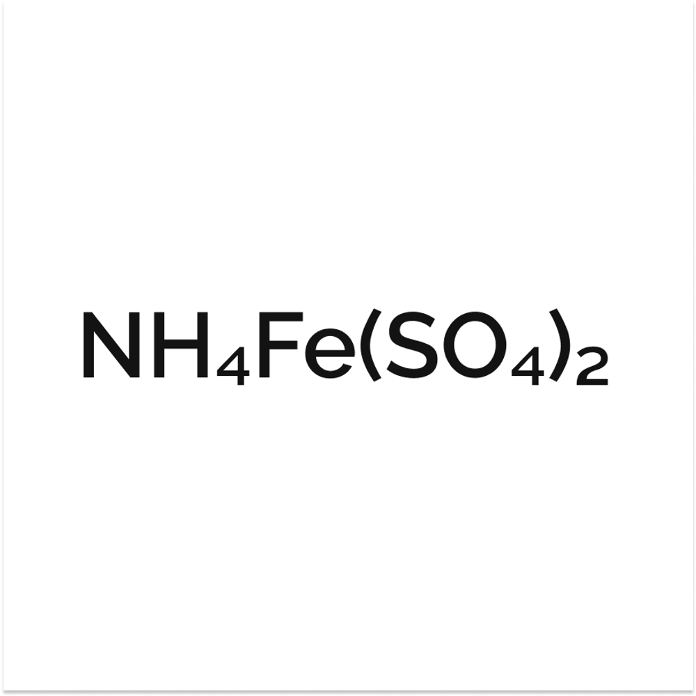 аммоний-железо (III) сернокислый формула