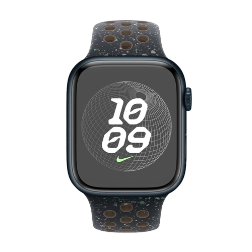 Умные часы Apple Watch Series 9 GPS, 41mm, Aluminium Case with Nike Sport Band S/M, Midnight/Midnight Sky (Тёмная ночь)