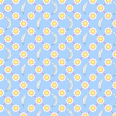 Feathers seamless pattern.