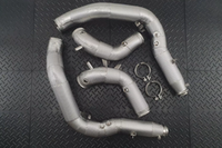 RedStar Exhaust Даунпайпы (Downpipes) без катализаторов с термозащитой Mercedes G63 W465