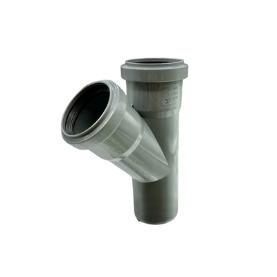 Тройник канализационный TEBO Ø50x45°
