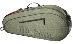 Сумка теннисная Wilson Team 3 PK Racket Bag - heather green