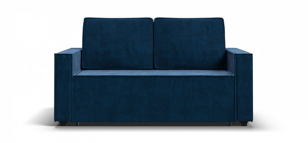 Диван Норд двухместный Велюр Монолит синий