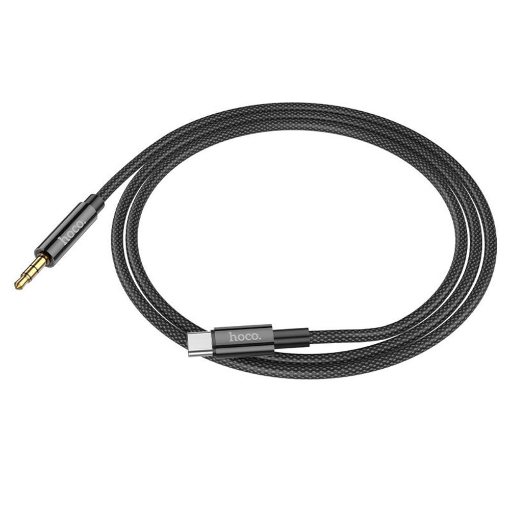 Кабель HOCO UPA19 Type-C(m) - 3.5 Jack(m) 1м Black
