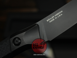 Кухонный нож Microtech Boning кастом - клинок DLC, больстеры титан, рук. G10