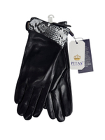 Перчатки. Женские. Под кожу питона. Материал верха: Кожаные люкс качества. Подклад: Трикотаж-шерсть.5 шт в упаковке.