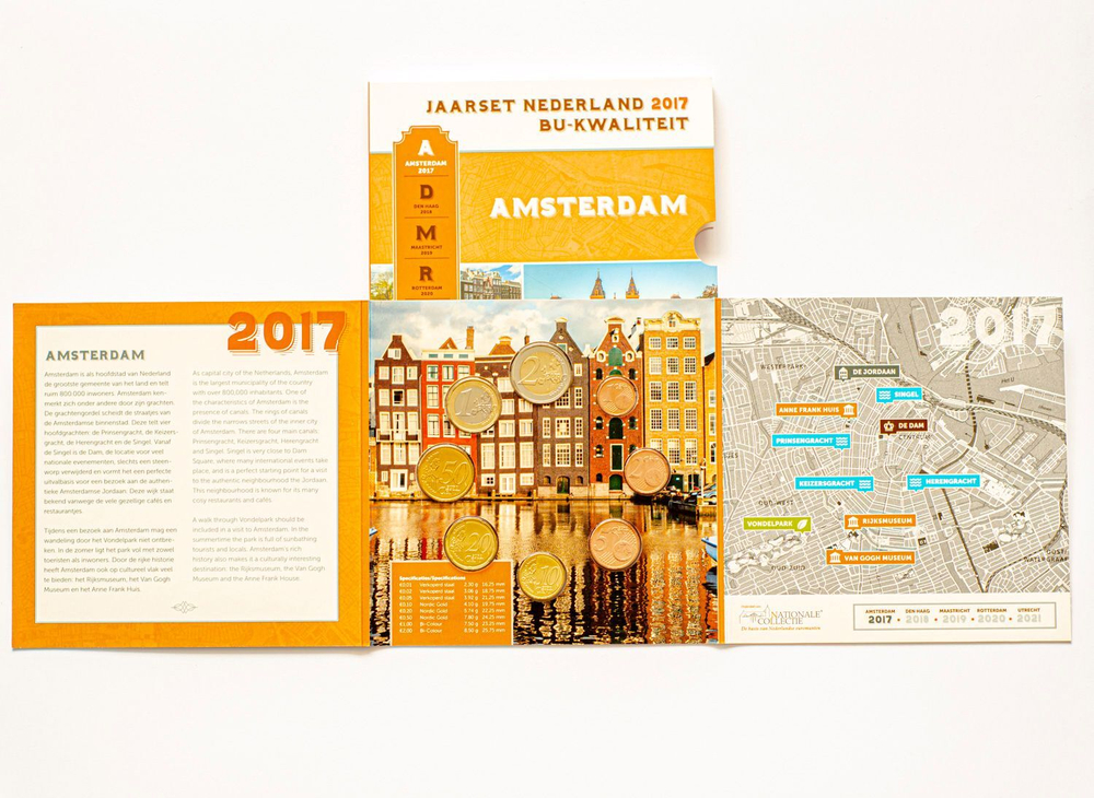 Netherlands 2017 Amsterdam Coin Set