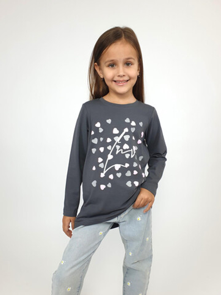 16-158-1 Лонгслив для девочки