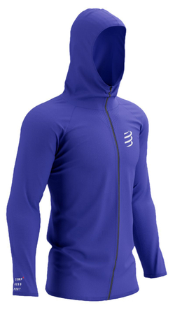 Куртка теннисная Compressport 3D Thermo Seamless Zip - Blue
