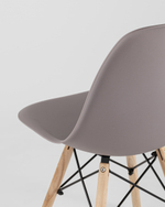 Стул Eames Style DSW темно-серый (разборный каркас)
