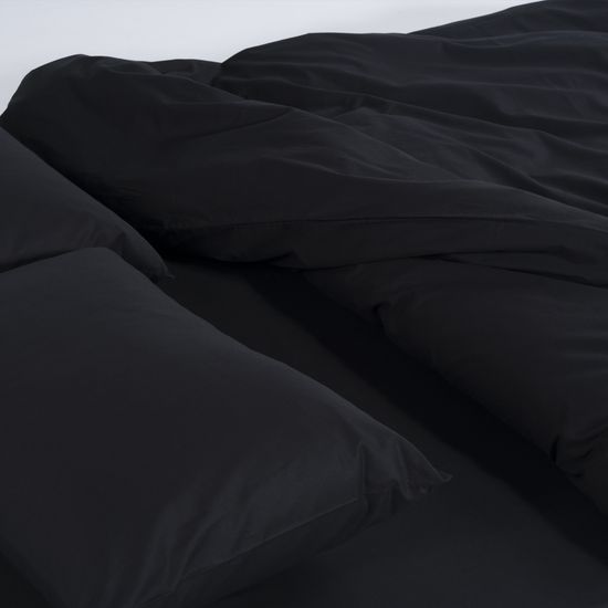 КПБ  Black Style, Дуэт, 70х70, простыня 200х200х30. подод 150х215.   DOMTEKC