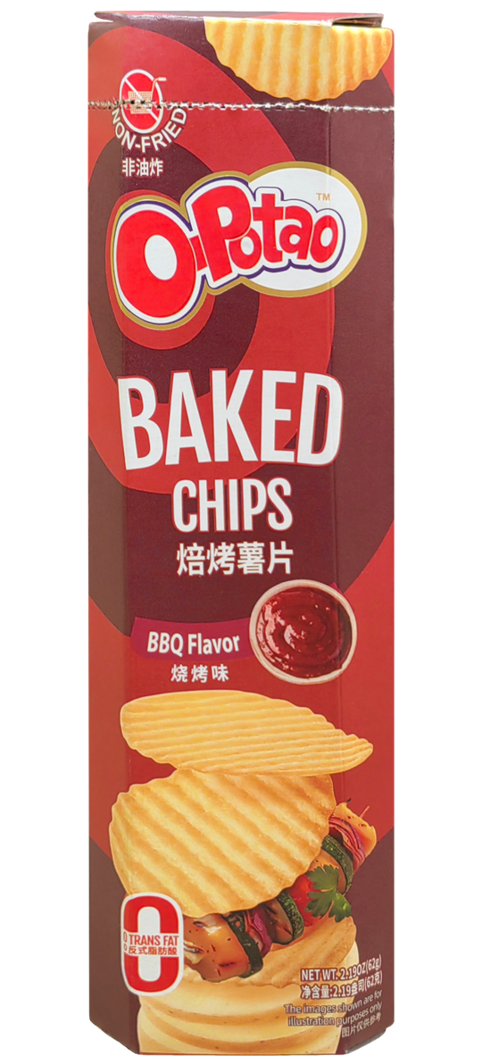 Чипсы картофельные запеченные со вкусом барбекю O-Potao