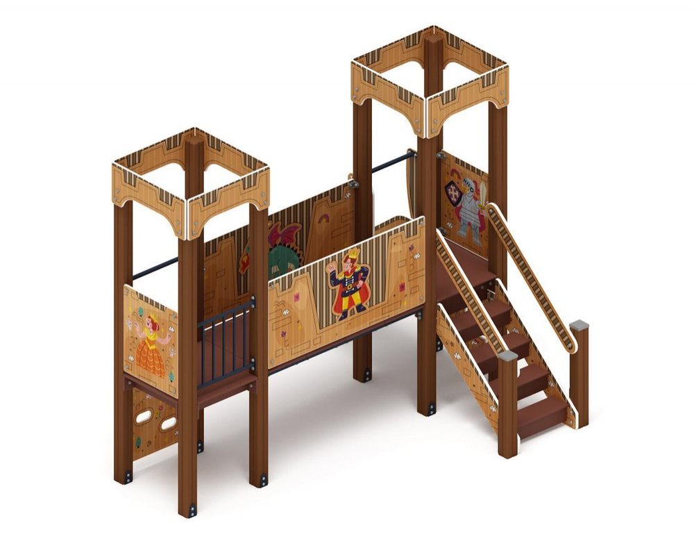 Детский игровой комплекс Королевство (Картонное) ДИК 1.15.06-12 H=900