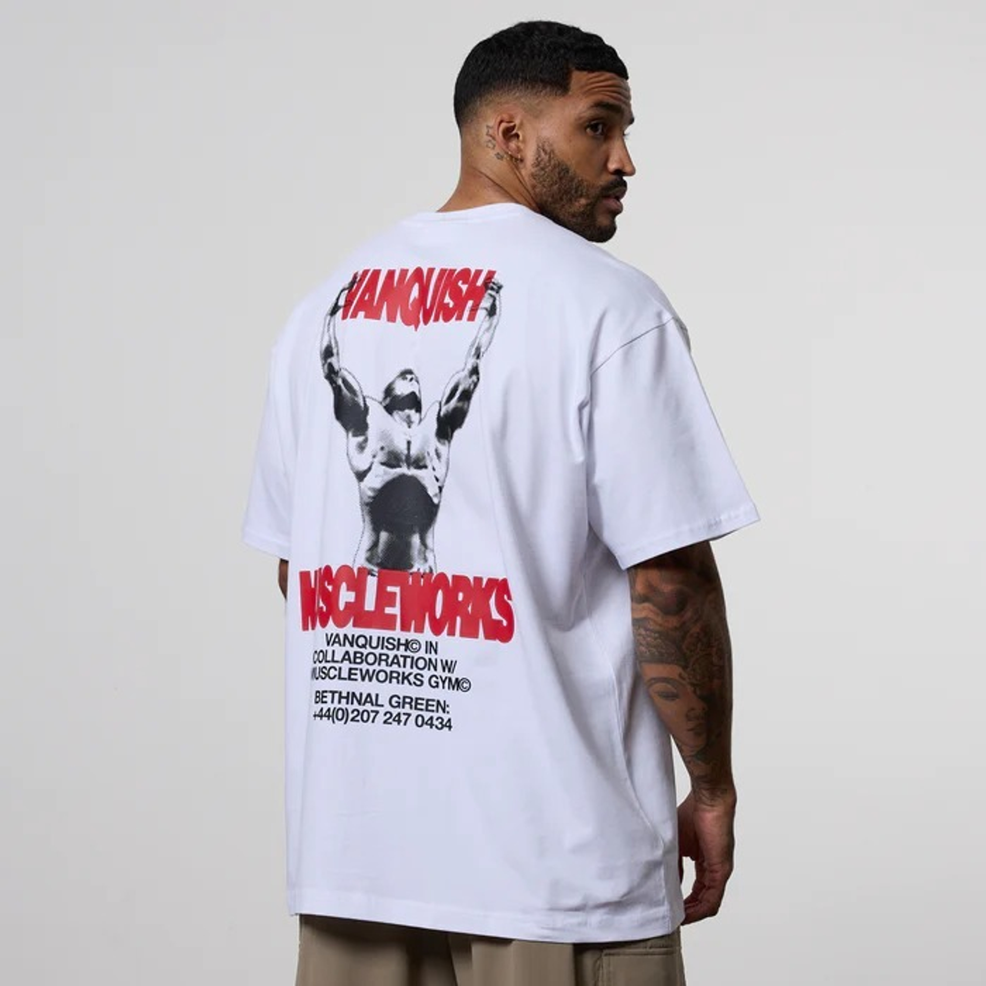 Футболка VANQUISH Muscleworks Oversized T-Shirts White