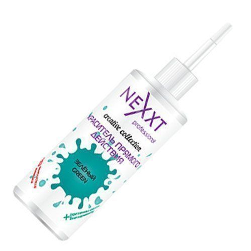 *Nexxt Professional Краситель прямого действия, Зеленый, 150 мл