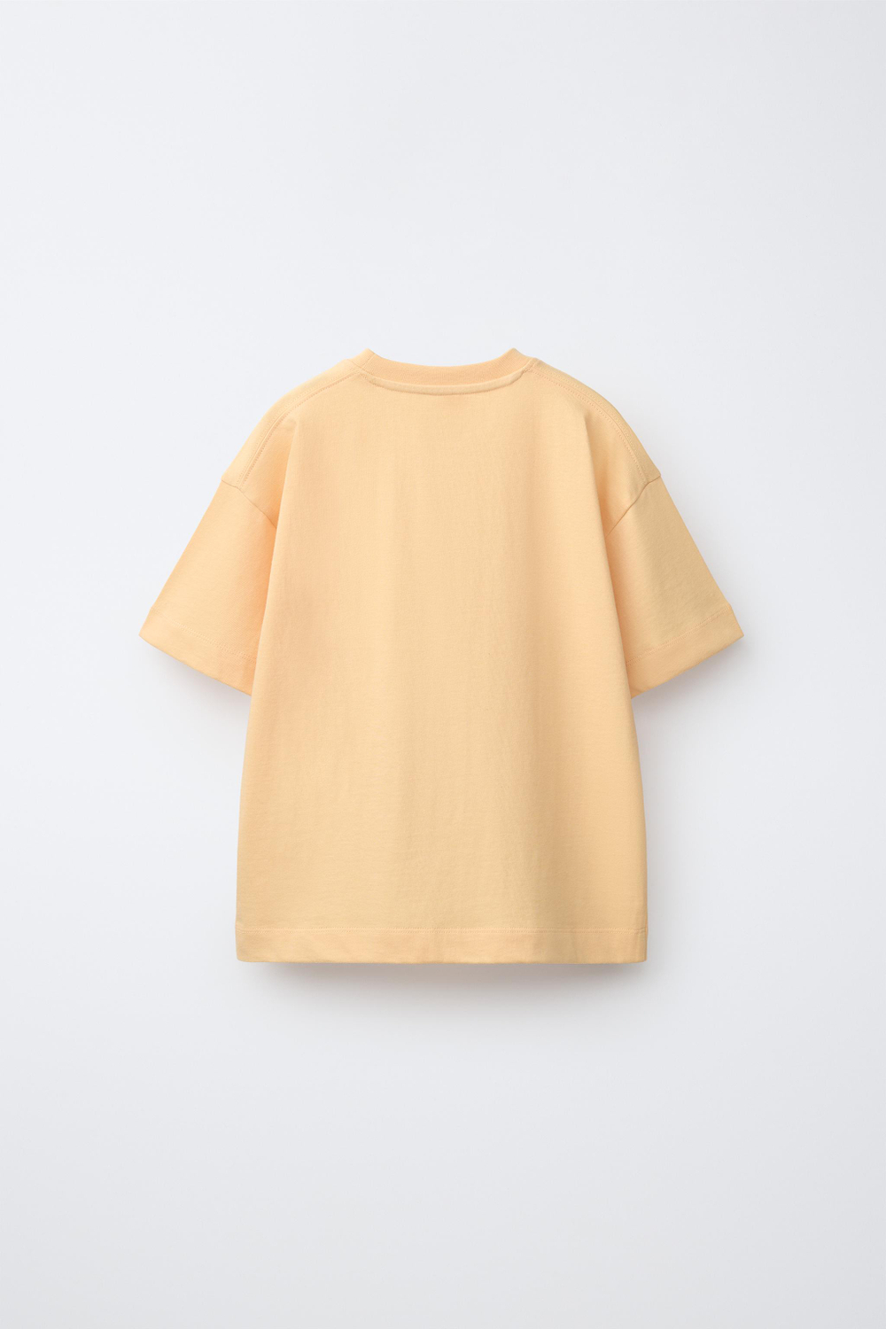 ZARA ФУТБОЛКА ДЛЯ ПРОБЕЖЕК С НАДПИСЬЮ, МАНДАРИНОВЫЙ