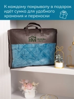 Покрывало 220х240 стеганое для кровати и дивана