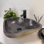 Раковина из речного камня RS-62788 (60*48*15) 57
