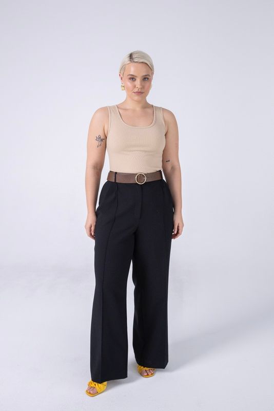 Майка трикотажная, бежевый