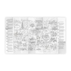 Карта-раскраска «Золотое кольцо»