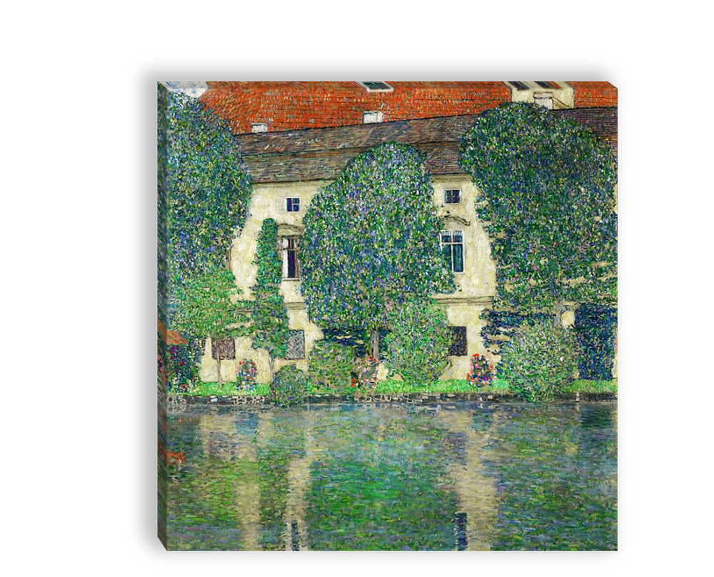 Картина для интерьера "Дворец Каммер на Аттерзе", художник Климт, Густав, печать на холсте