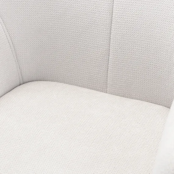 Стул-кресло Luras молочный шенилл