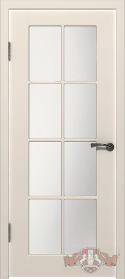 Межкомнатная дверь  Межкомнатная дверь  VFD (ВФД) Porta (Порта) Ivory (эмаль слоновая кость) стекло White Cloud 20ДО1