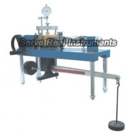 Light duty strain-controlled shear test apparatus