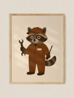 Постер 30х40 см в детскую мальчика Ретро