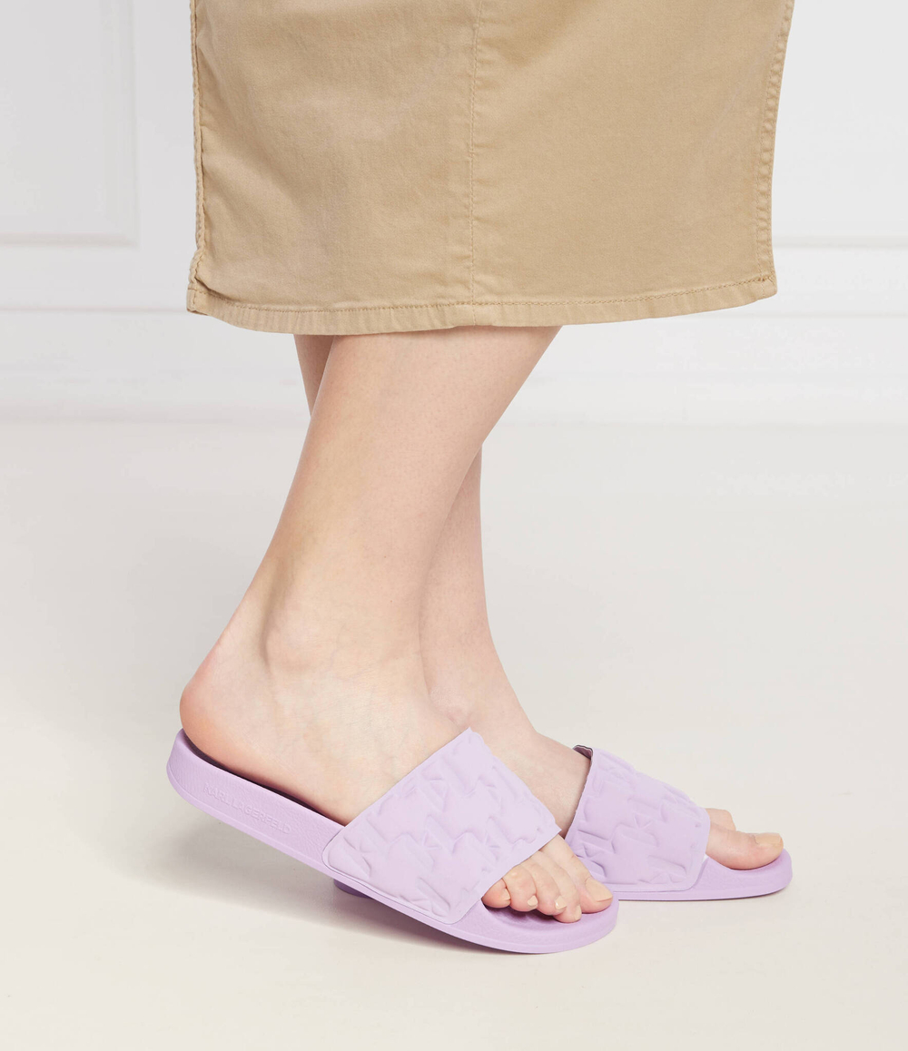 Шлепанцы KONDO M'Gram Karl Lagerfeld - фиолетовый(KL80949)