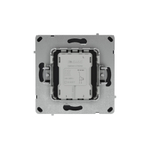 Переключатель одноклавишный с подсветкой, KANT, черный уголь