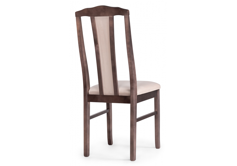 Стул деревянный Woodville Гроджин бежевый, орех, ножки орех