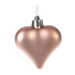 GAEM Набор из 6шт Украшение новогоднее “Сердце”, L6 W2 H7 см