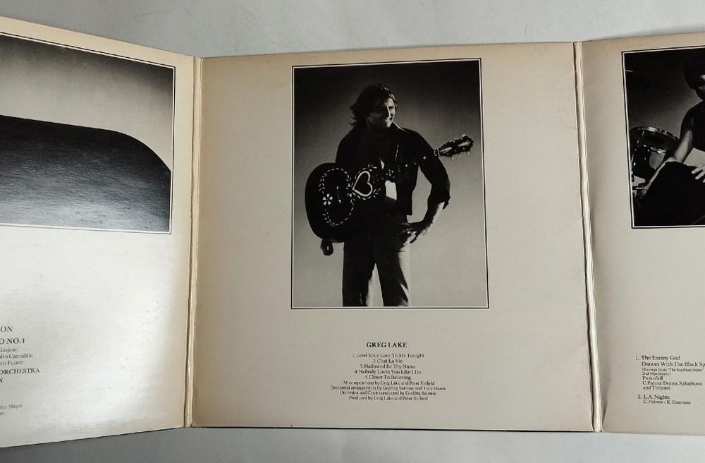 Винтажная виниловая пластинка LP Emerson Lake and Palmer Works (Volume 1) (Germany 1977)