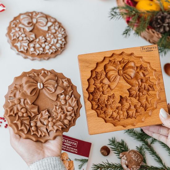Пряничная форма Рождественский венок