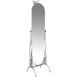 Напольное зеркало Терра Айс Античное серебро