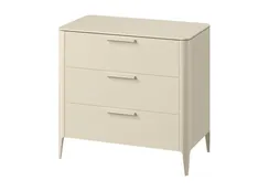 Комод Type oak 3 ящика ширина 90 см (молочный)