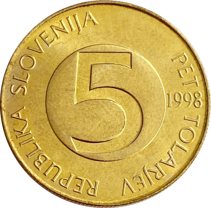 5 толаров 1998 Словения