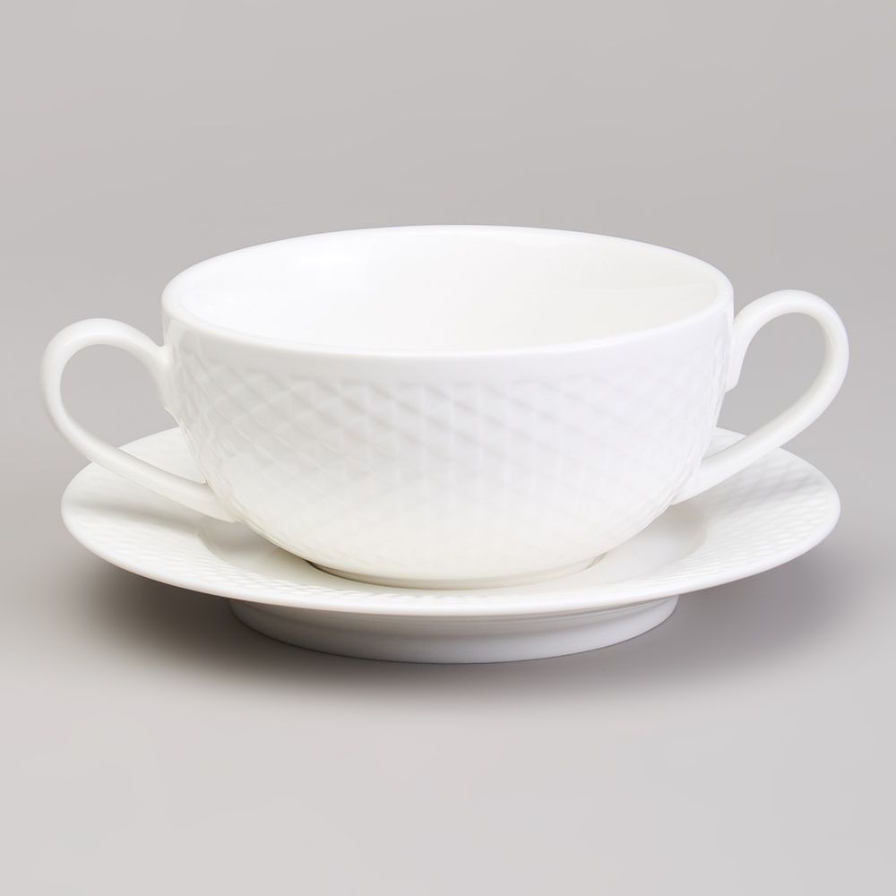 БУЛЬОННИЦА С БЛЮДЦЕМ LEFARD "INFINITY" 300 МЛ (КОР=24НАБ.)