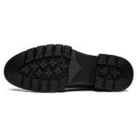 CHINT Casual Leather Shoes Men"s Low top Black/Brown