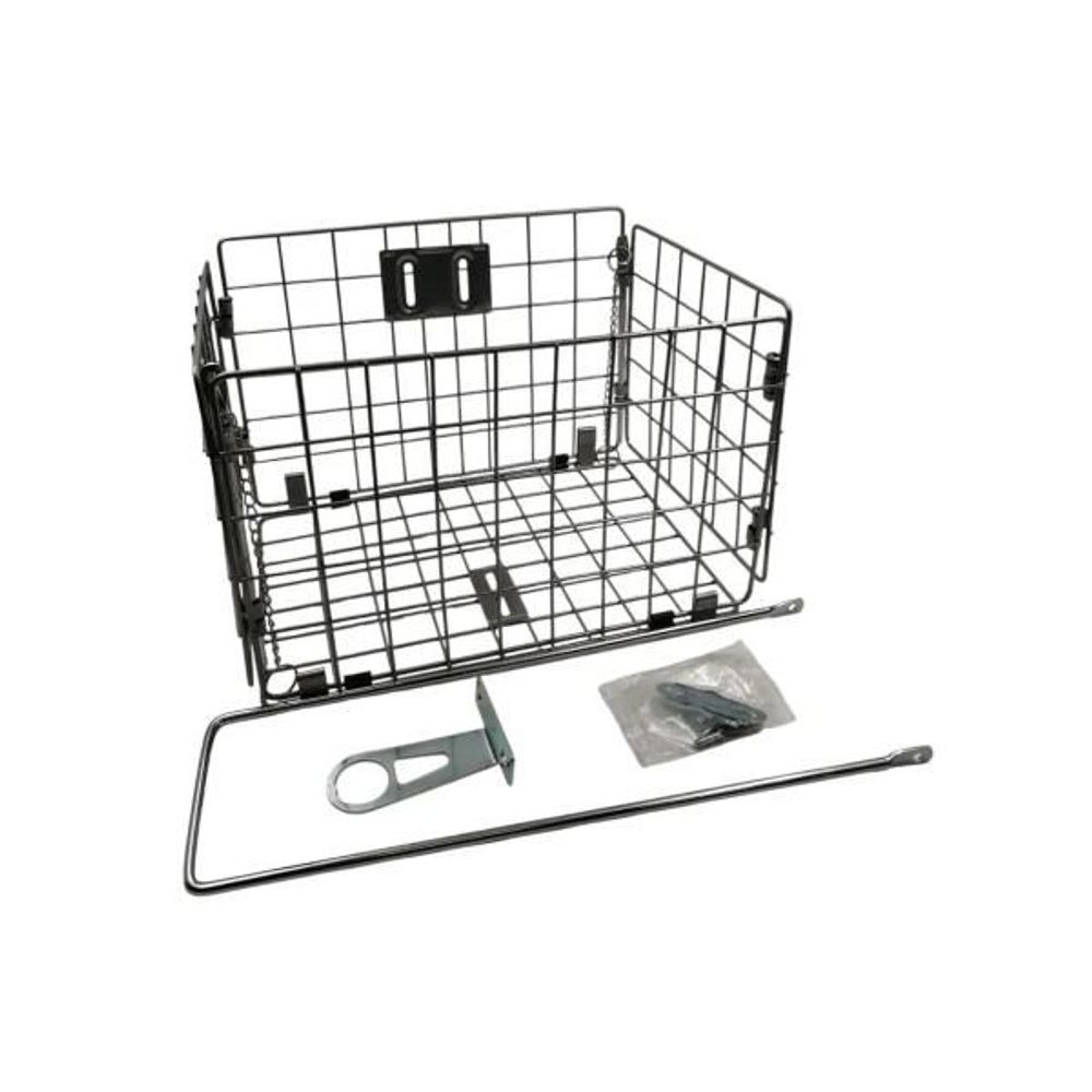 Велокорзина 26" TEN-ZDCL-1 складная, серебристая/270086