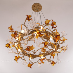 Люстра Cloyd GUATEMALA C14 / Ø60 см - латунь (арт.11215)