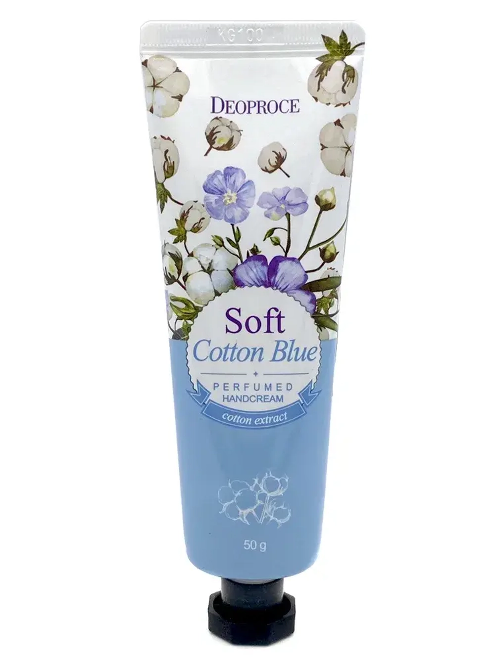Крем для рук хлопок | DEOPROCE PERFUMED HANDCREAM FRESH COTTON BLUE (30 г)