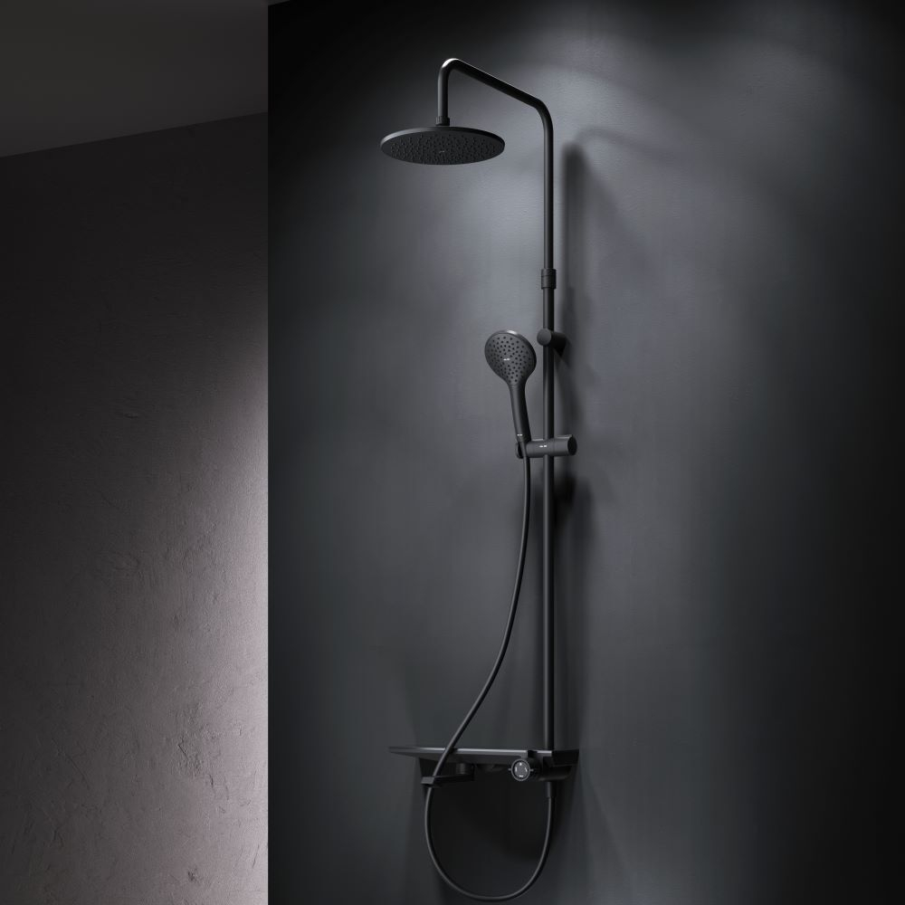 Душевая система с ванно-душевым смесителем-полкой AM.PM Gem F0790722