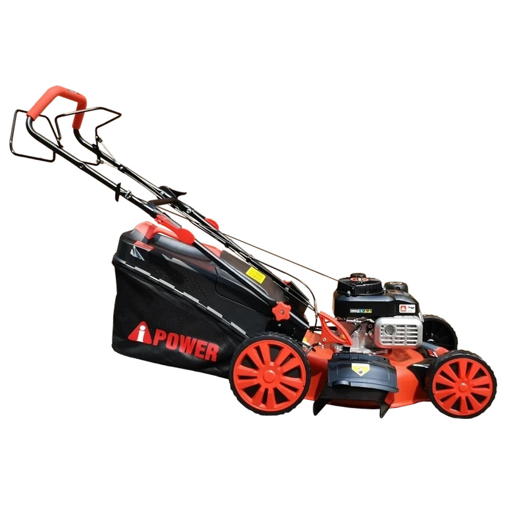 Газонокосилка бензиновая A-iPower ALM46S самоходная: 4.5 л.с., нож 46 см, 41108