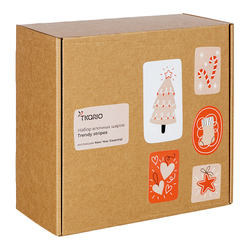 Набор елочных шаров Trendy Stripes New Year Essential